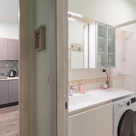 Design A 50 Mt Dal Mare Con Free Garage - Ac - Wi-fi - 6 Ospiti Max Apartmán San Bartolomeo Al Mare