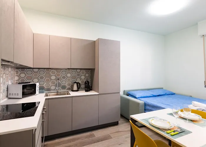 Design A 50 Mt Dal Mare Con Free Garage - Ac - Wi-fi - 6 Ospiti Max Apartmán *