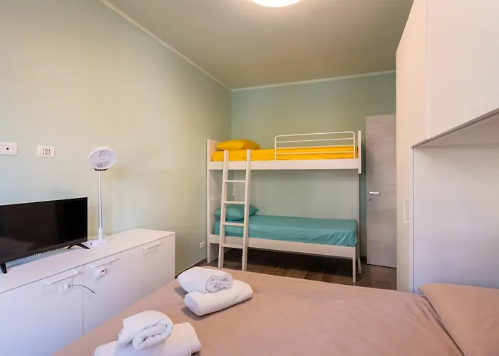 Lägenhet Design A 50 Mt Dal Mare Con Free Garage - Ac - Wi-fi - 6 Ospiti Max San Bartolomeo Al Mare